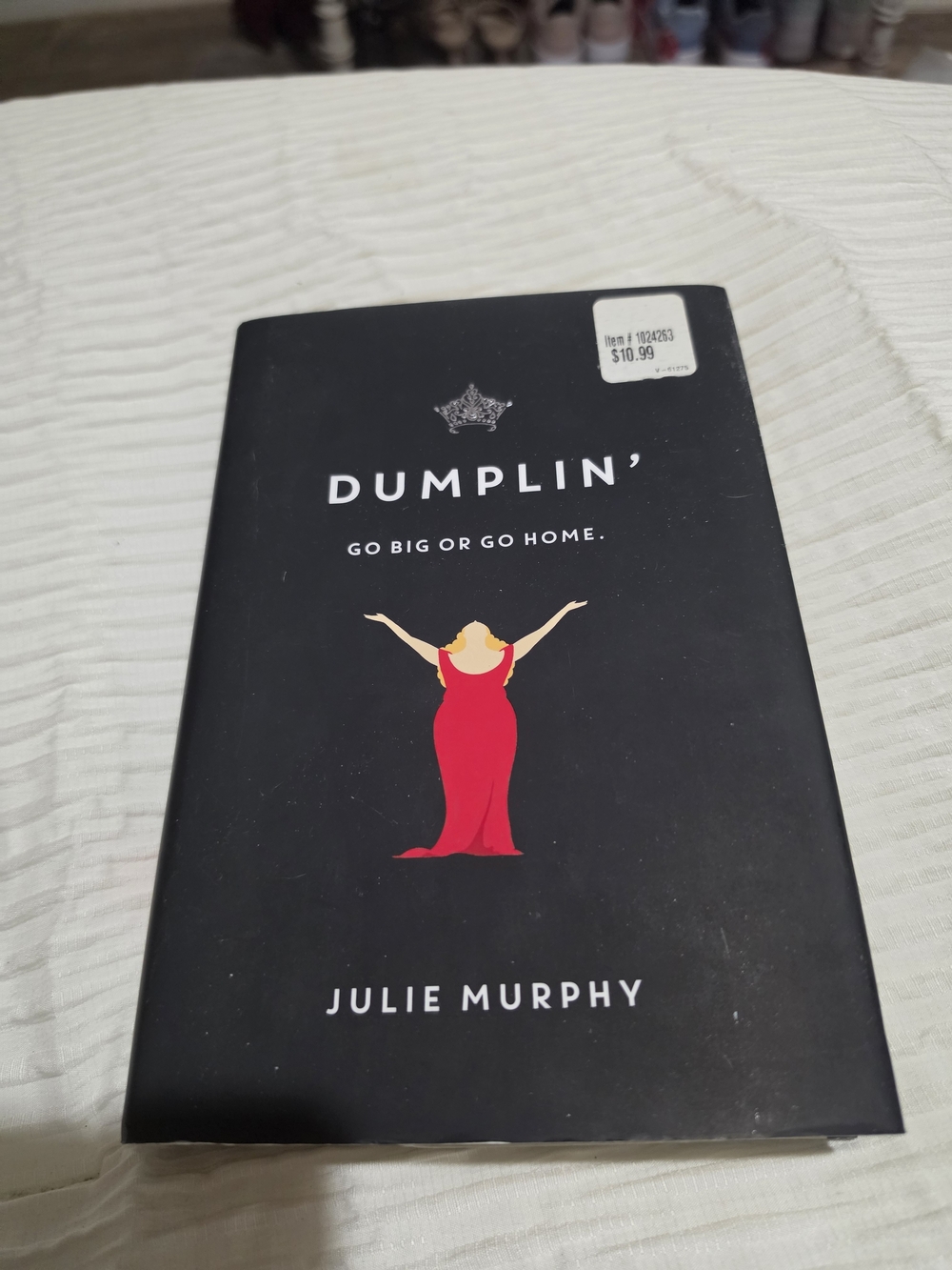 Dumplin' by Julie Murphy – Black Cover with Red Dress